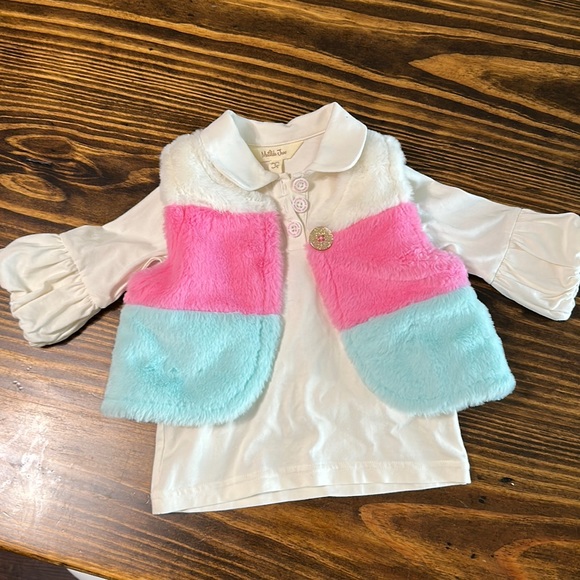 Matilda Jane long sleeve shirt and vest - Picture 1 of 3